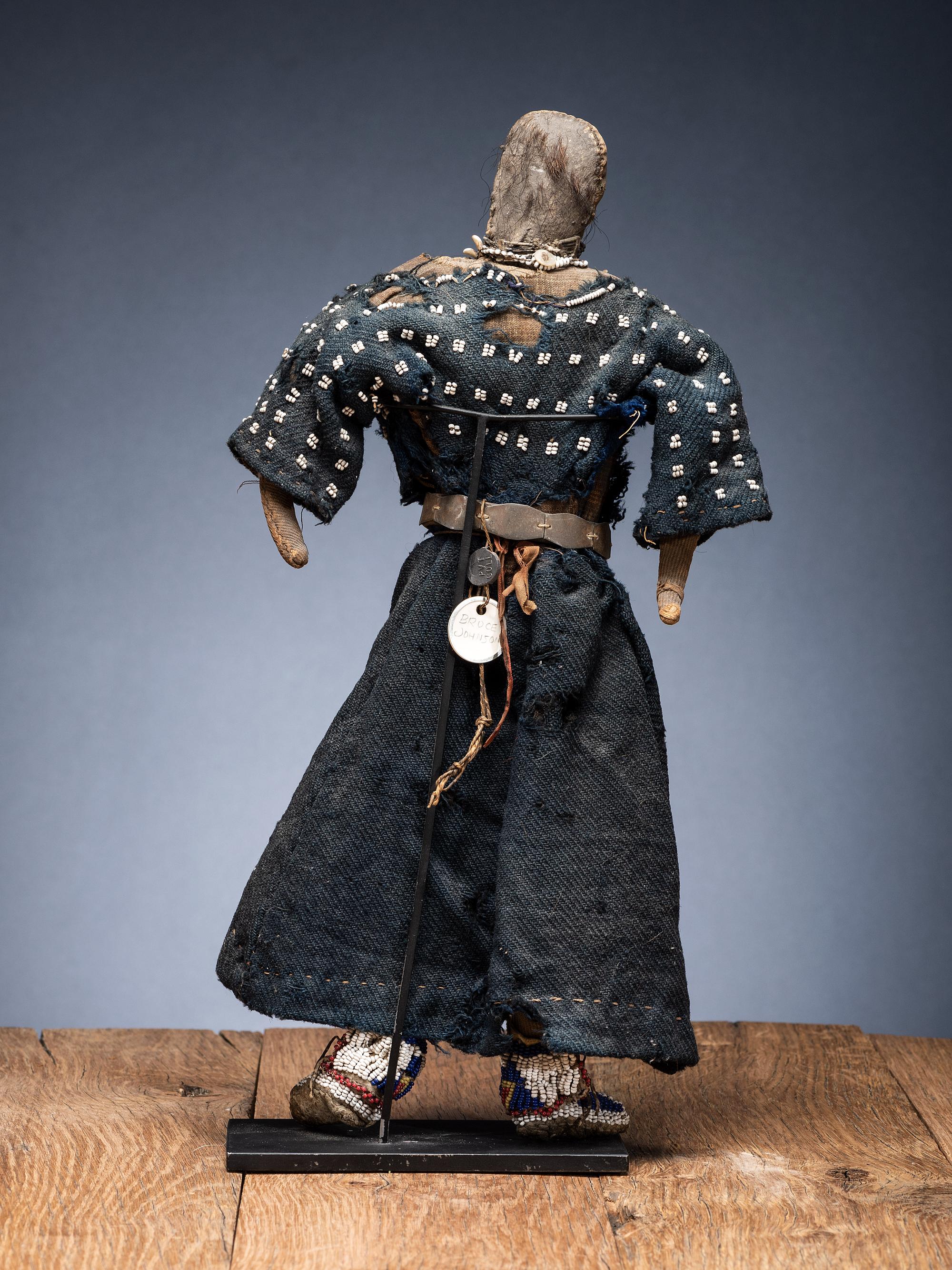 Sioux Beaded Doll, with Necklace