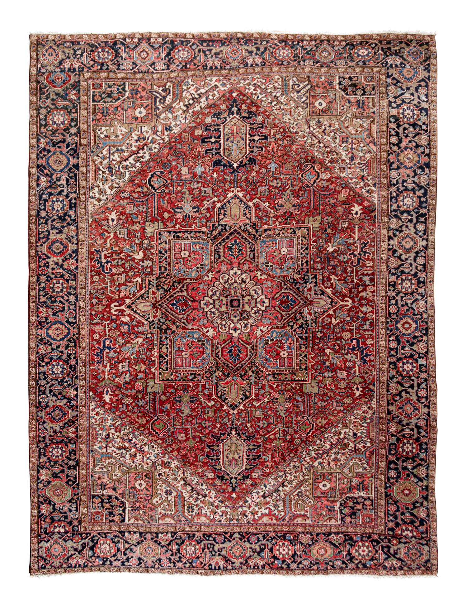 A Heriz Wool Rug