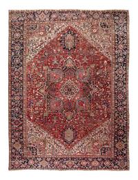 A Heriz Wool Rug