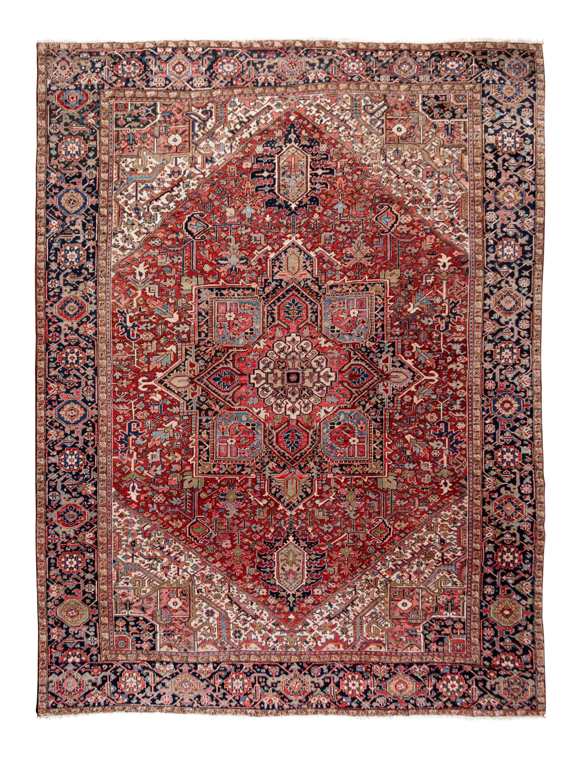 A Heriz Wool Rug