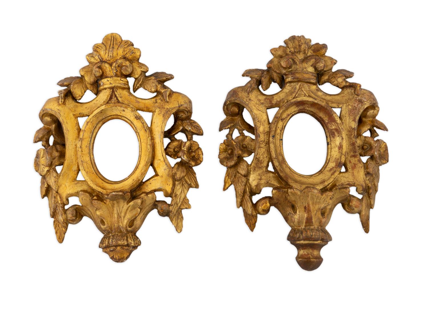 A Near Pair of Venetian Giltwood Frames — LATE 17TH/EARLY 18TH CENTURY