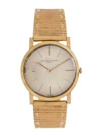 AUDEMARS PIGUET, 18K YELLOW GOLD WRISTWATCH