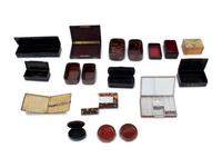 Fourteen Small Boxes