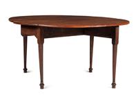 A Queen Anne Santo Domingo Mahogany Drop Leaf Dining Table