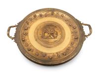 A French Gilt Bronze Presentation Kylix After Ferdinand Levillain (French, 1837-1905)