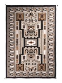 Navajo Roomsize Storm Pattern Weaving / Rug