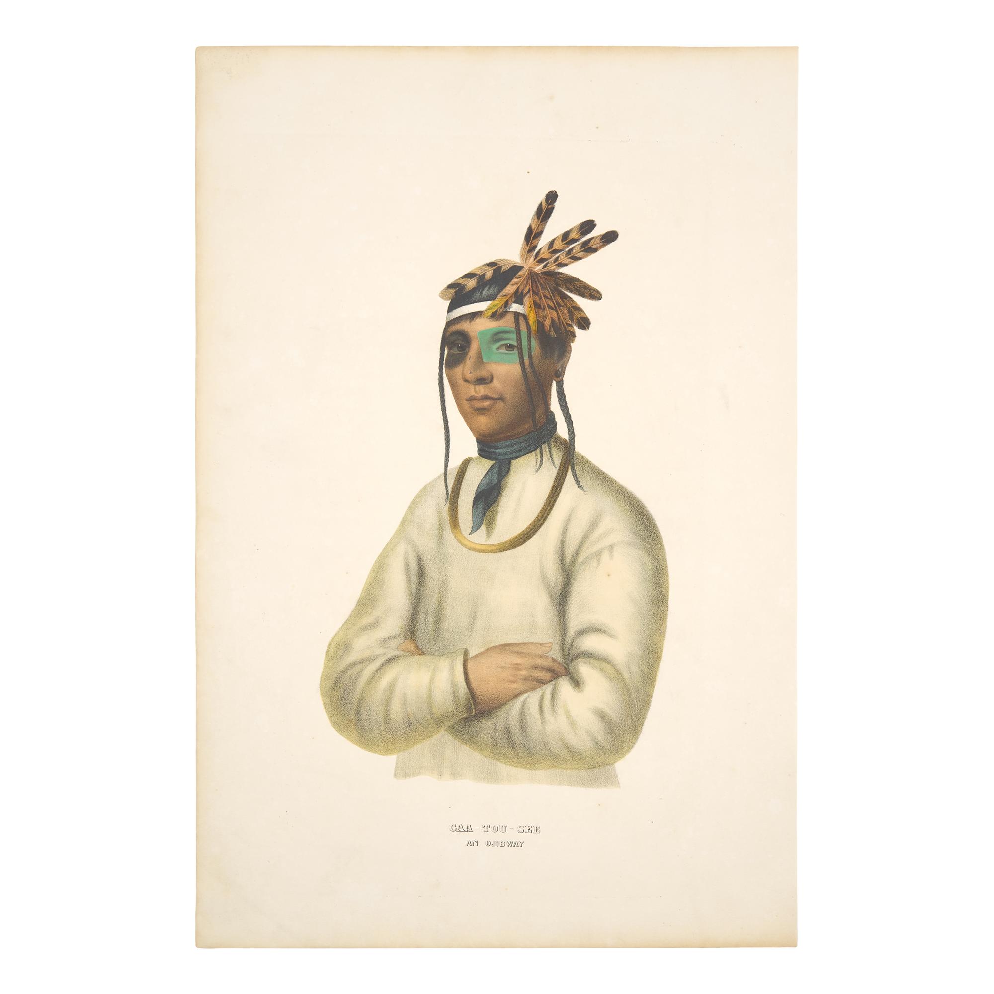 [Native-Americana] McKenney, Thomas, and James Hall. Group of 3 Prints