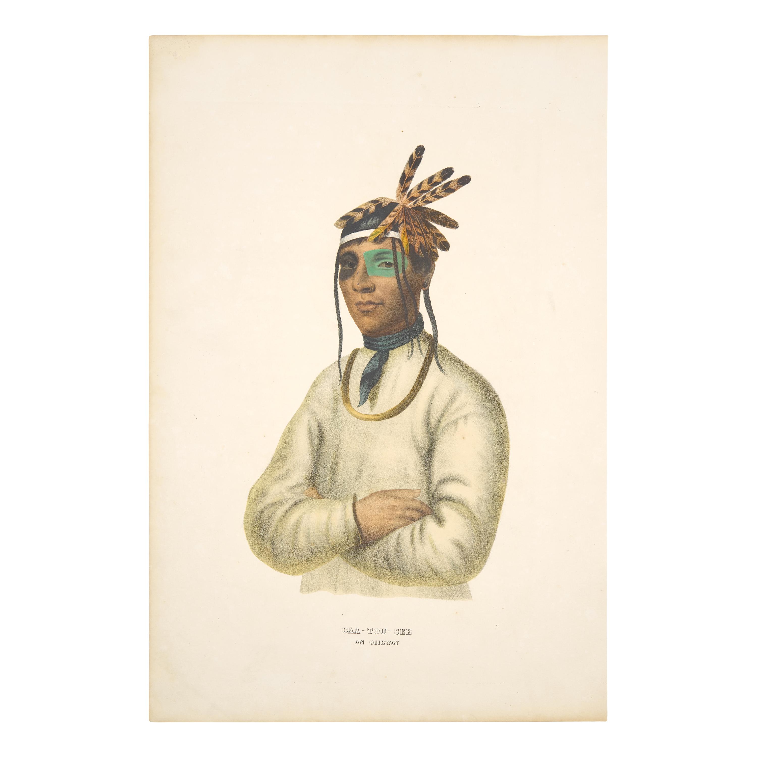 [Native-Americana] McKenney, Thomas, and James Hall. Group of 3 Prints