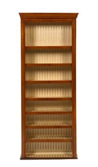 A French Provincial Fruitwood Hanging Etagere Height 53 x width 21 x depth 5 inches. — LATE 19TH/EARLY 20TH CENTURY