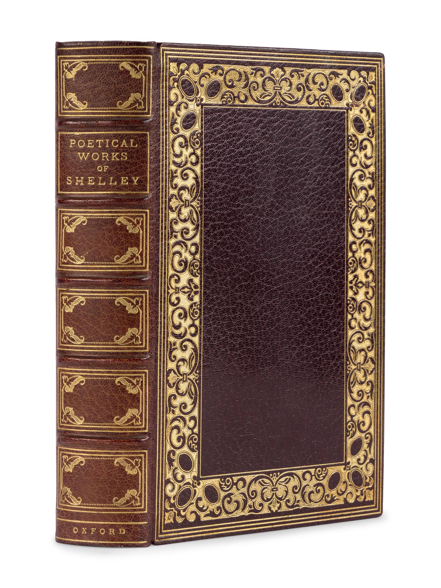 SHELLEY, Percy Bysshe (1792-1822). The Complete Poetical Works of Shelley. Thomas Hutchinson, editor. Oxford: The Clarendon Press, 1904.
