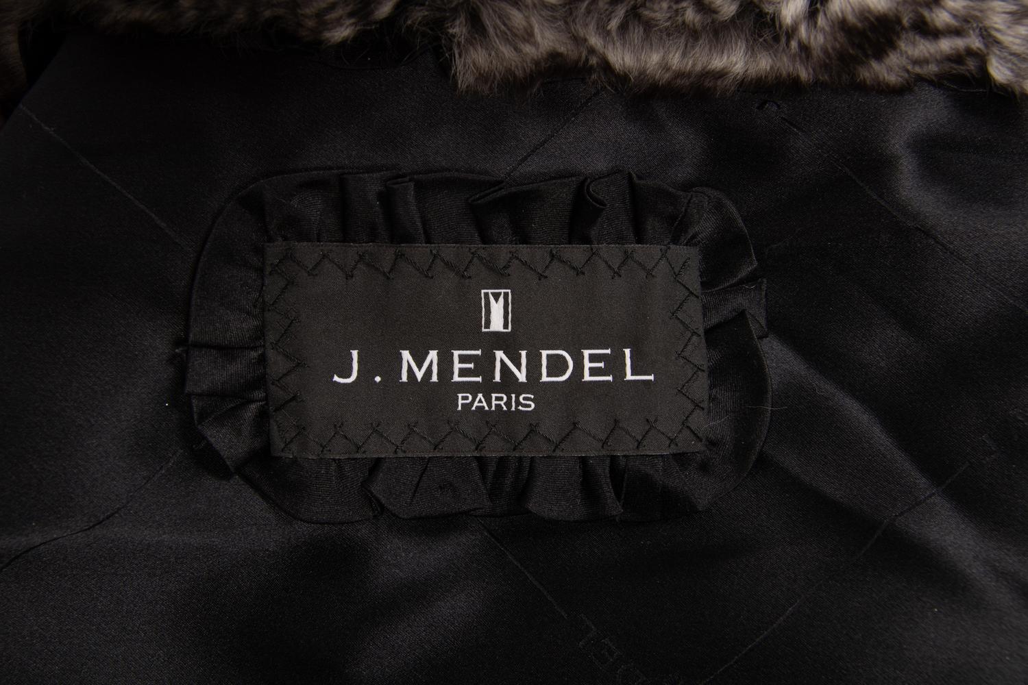 J. Mendel Black and White Chinchilla Stole, 2000s