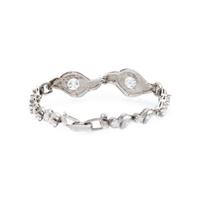 PLATINUM AND DIAMOND BRACELET