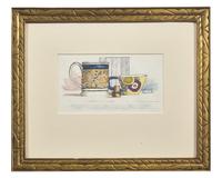 The Cork ; together with four Still Lifes with Crockery (Five Works)