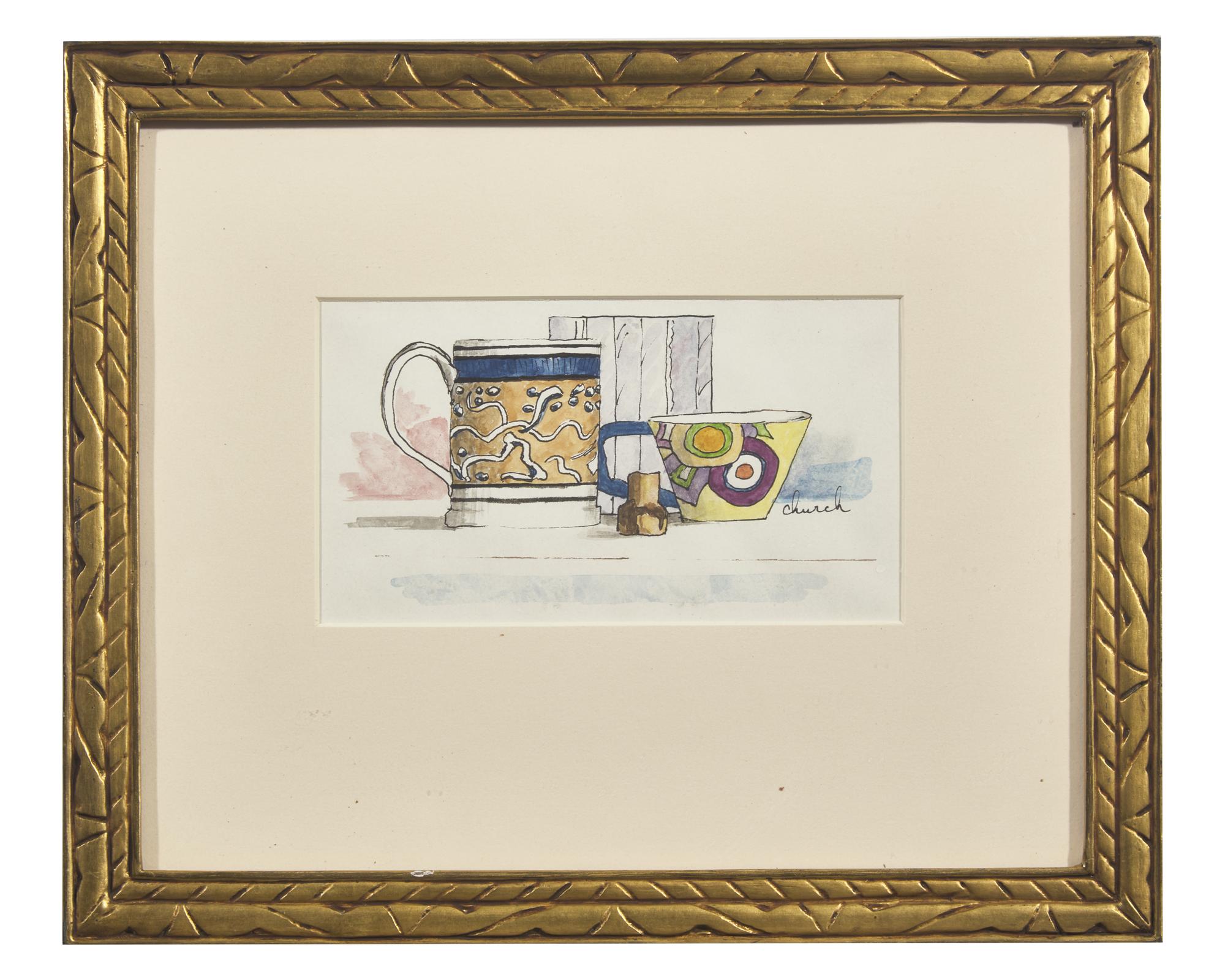 The Cork ; together with four Still Lifes with Crockery (Five Works)