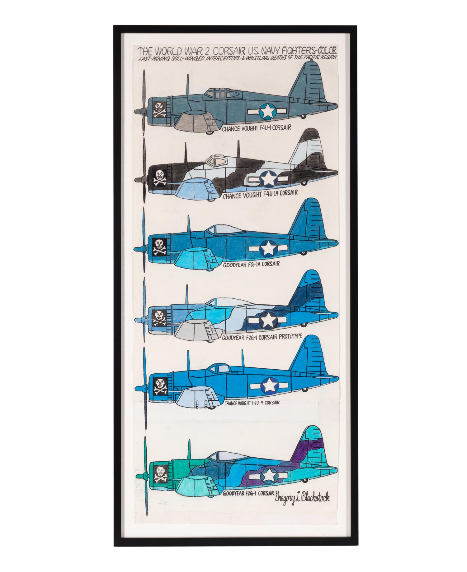 BLACKSTOCK, Gregory (1946-2023). The WW2 Corsair US Navy Fighters . 2011.
