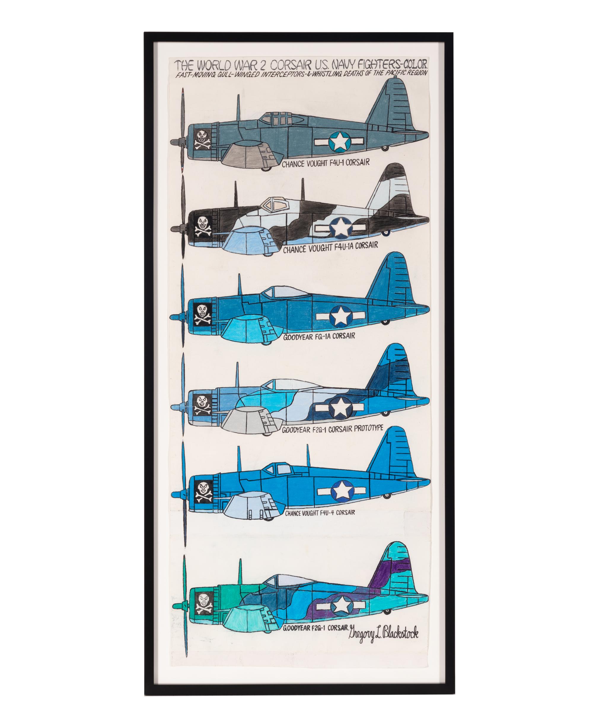 BLACKSTOCK, Gregory (1946-2023). The WW2 Corsair US Navy Fighters . 2011.