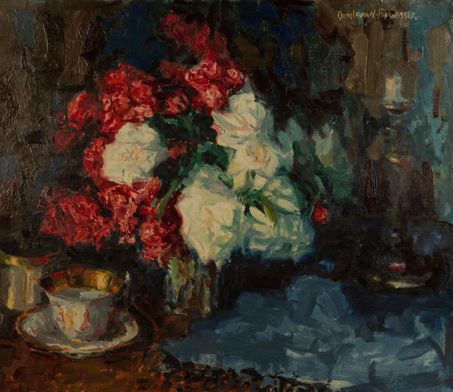 Still Life with Flowers and Coffee Cup