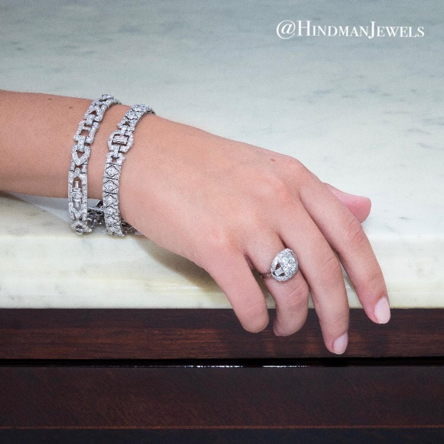 ART DECO, DIAMOND BRACELET