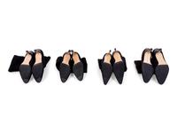 Four Pairs of Suede Manolo Blahnik Boots