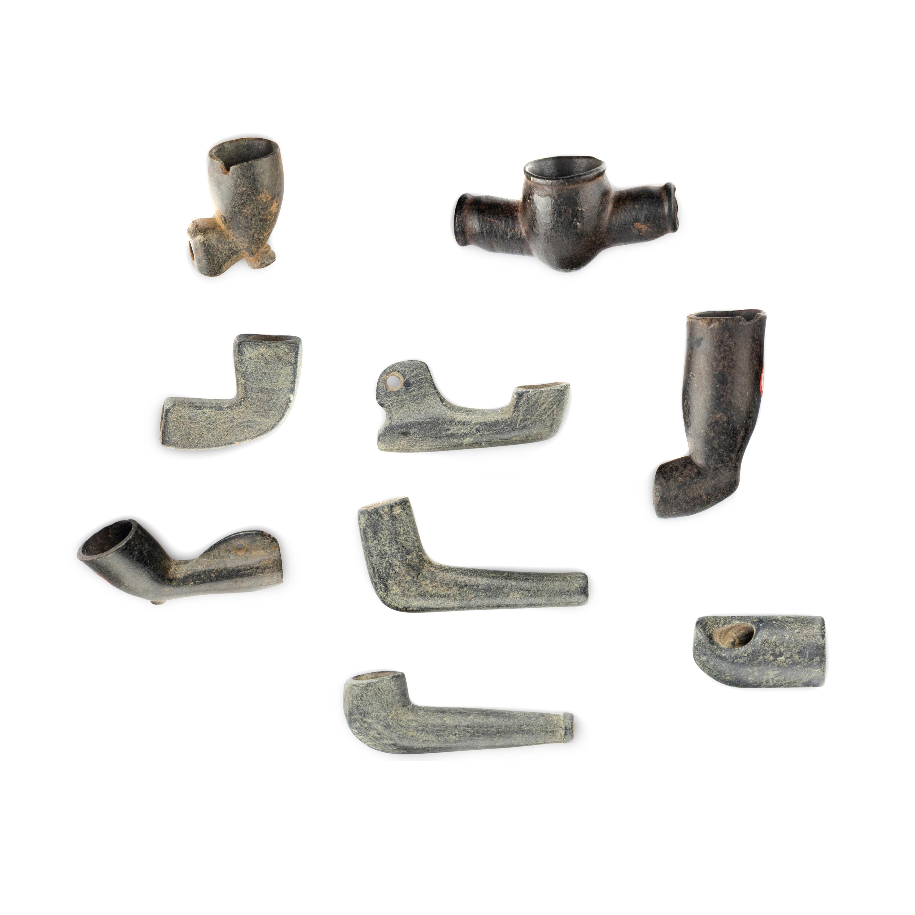 Southeastern Steatite Pipe Bowls