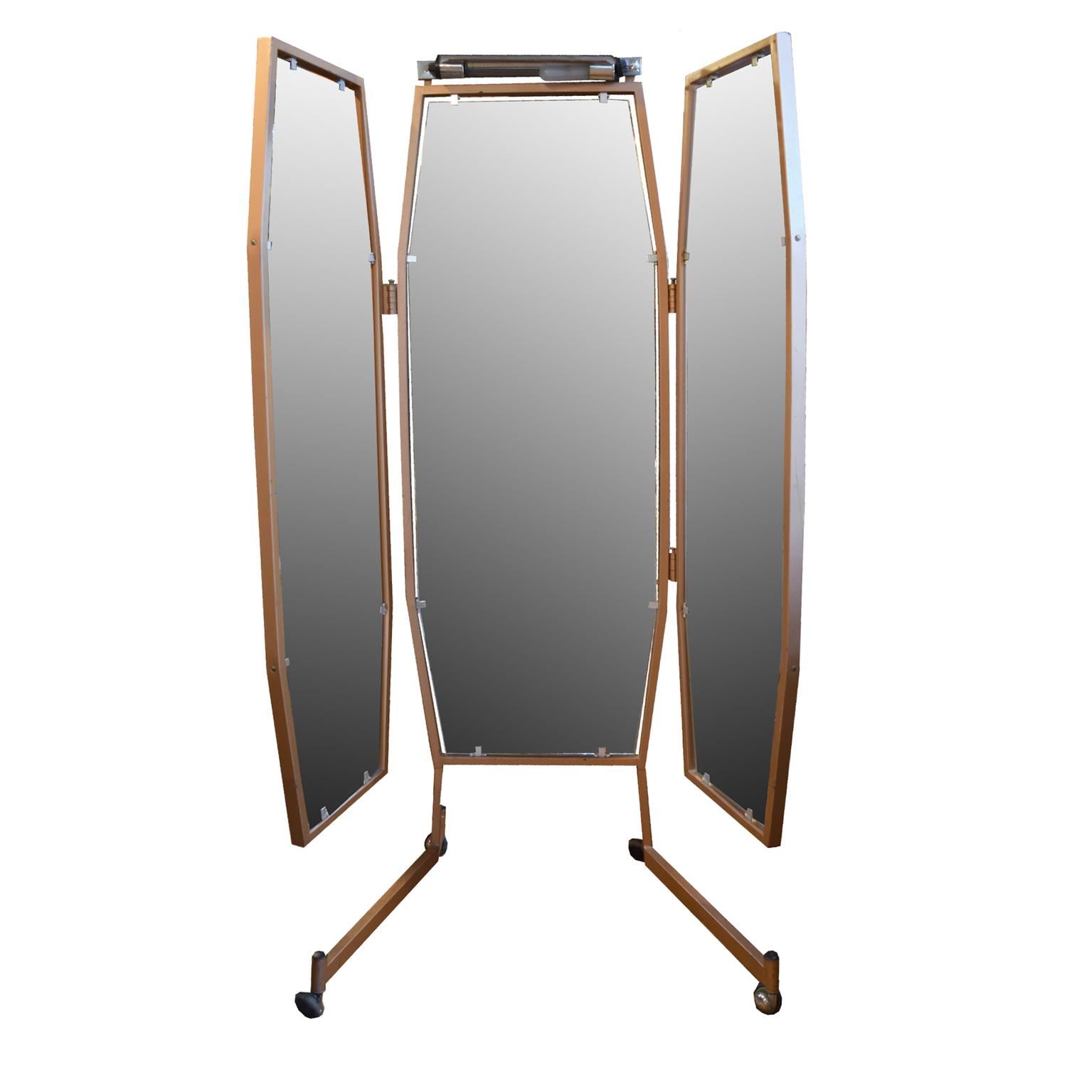 A Three-Panel Dressing Mirror 57" W x 27" D x 72" H — Italy, 20th Century
