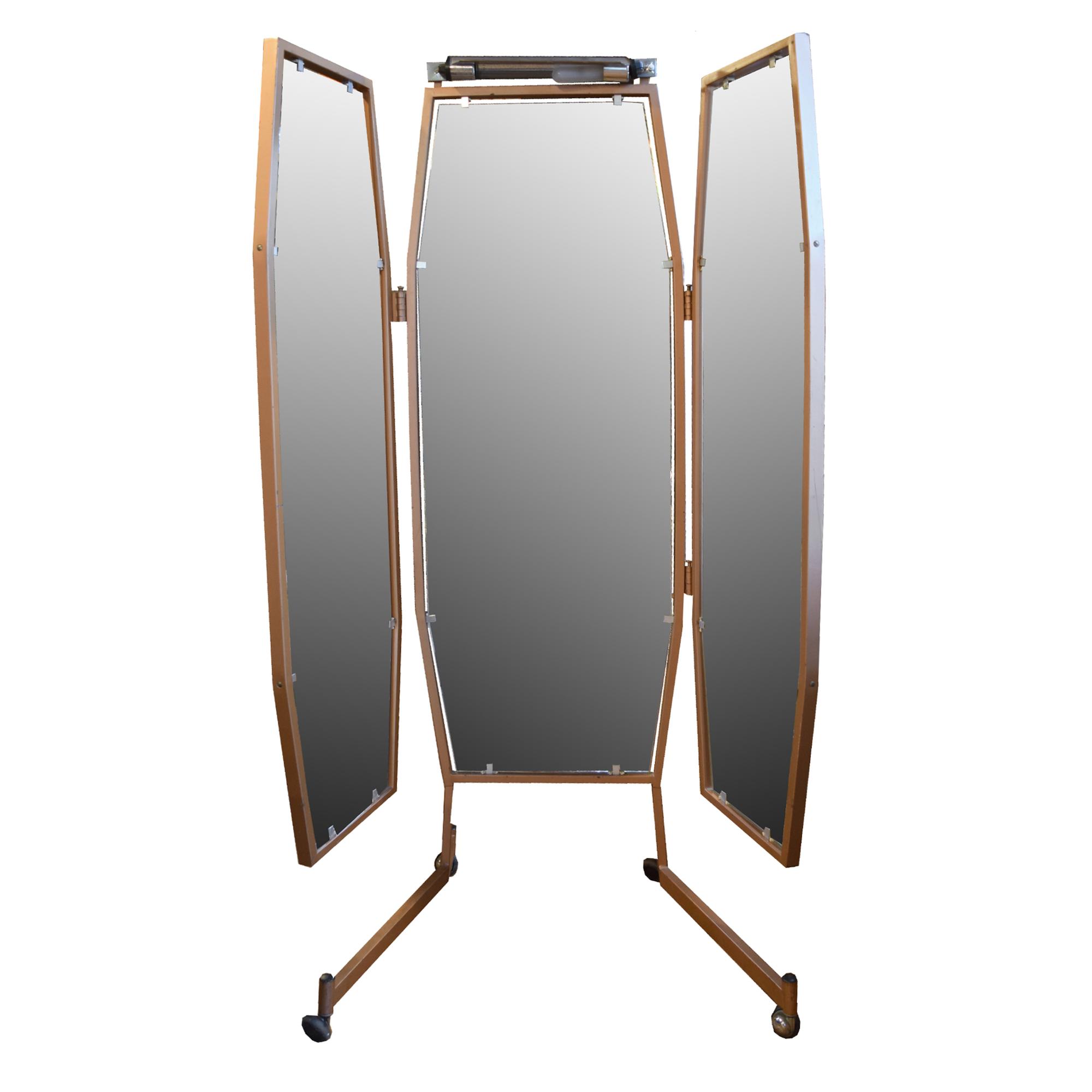 A Three-Panel Dressing Mirror 57" W x 27" D x 72" H — Italy, 20th Century