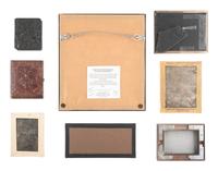 [EARLY PHOTOGRAPHY]. 8 modern daguerreotypes incl. portrait of Charles TREMEAR (1866-1943), 1934.
