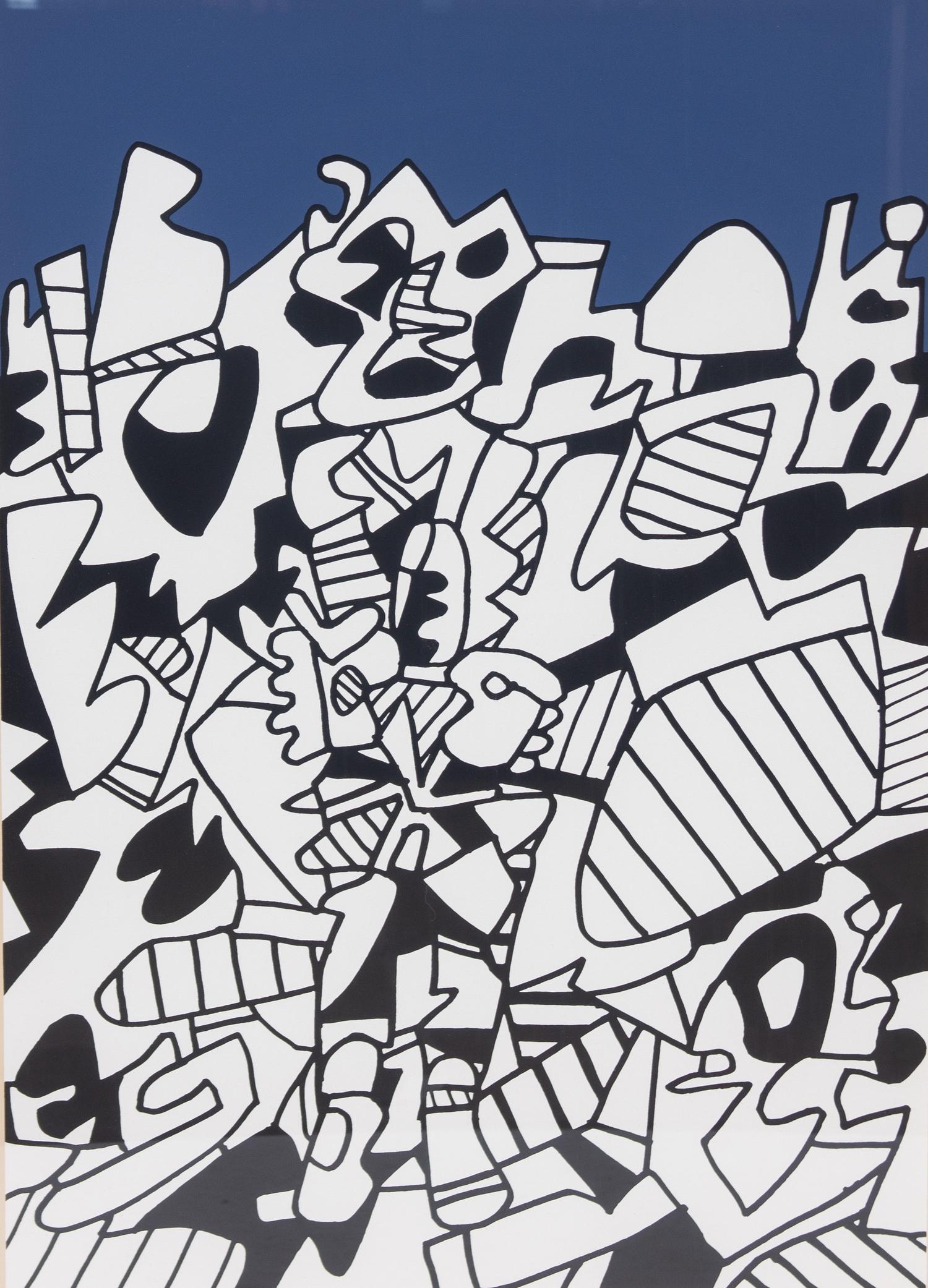 Jean Dubuffet, (French, 1901-1985), Solitude Illuminee, 1975