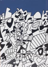 Jean Dubuffet, (French, 1901-1985), Solitude Illuminee, 1975