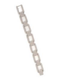 JUDITH RIPKA, DIAMOND AND WHITE GOLD BRACELET