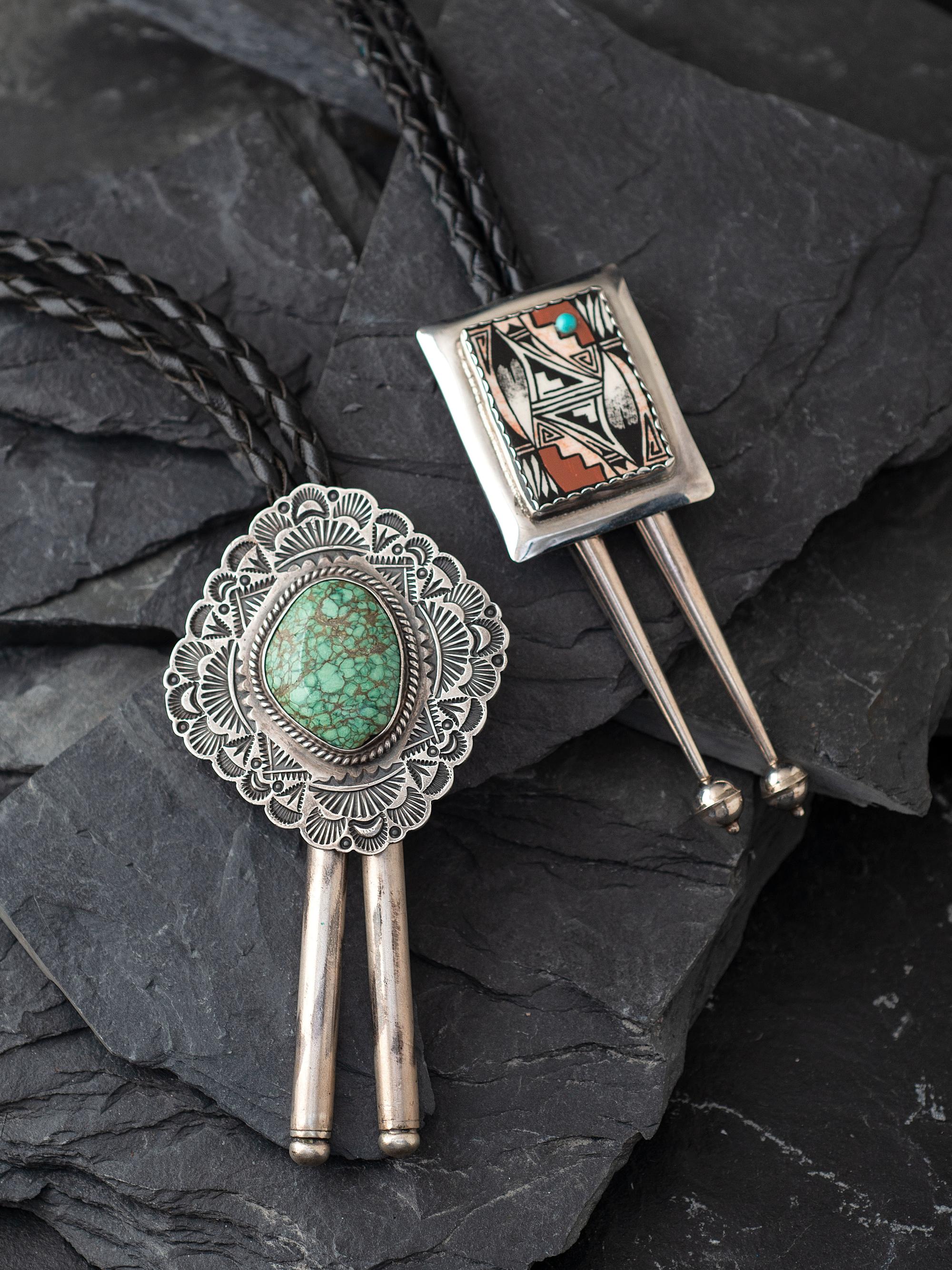 Silver Bolo Ties