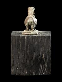 An Egyptian Silver Hippopotamus