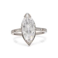 ART DECO, DIAMOND RING