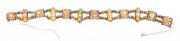 A String of Tibetan Carved Bone Beads Length 20 inches.