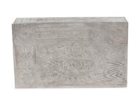 A Russian Silver Trompe l'Oeil Table-Top Cigarette Box