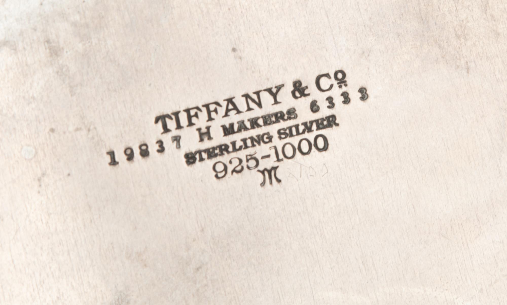 A Tiffany & Co . Silver Rose Bowl and Powder Box — New York, 19th and 20th Century