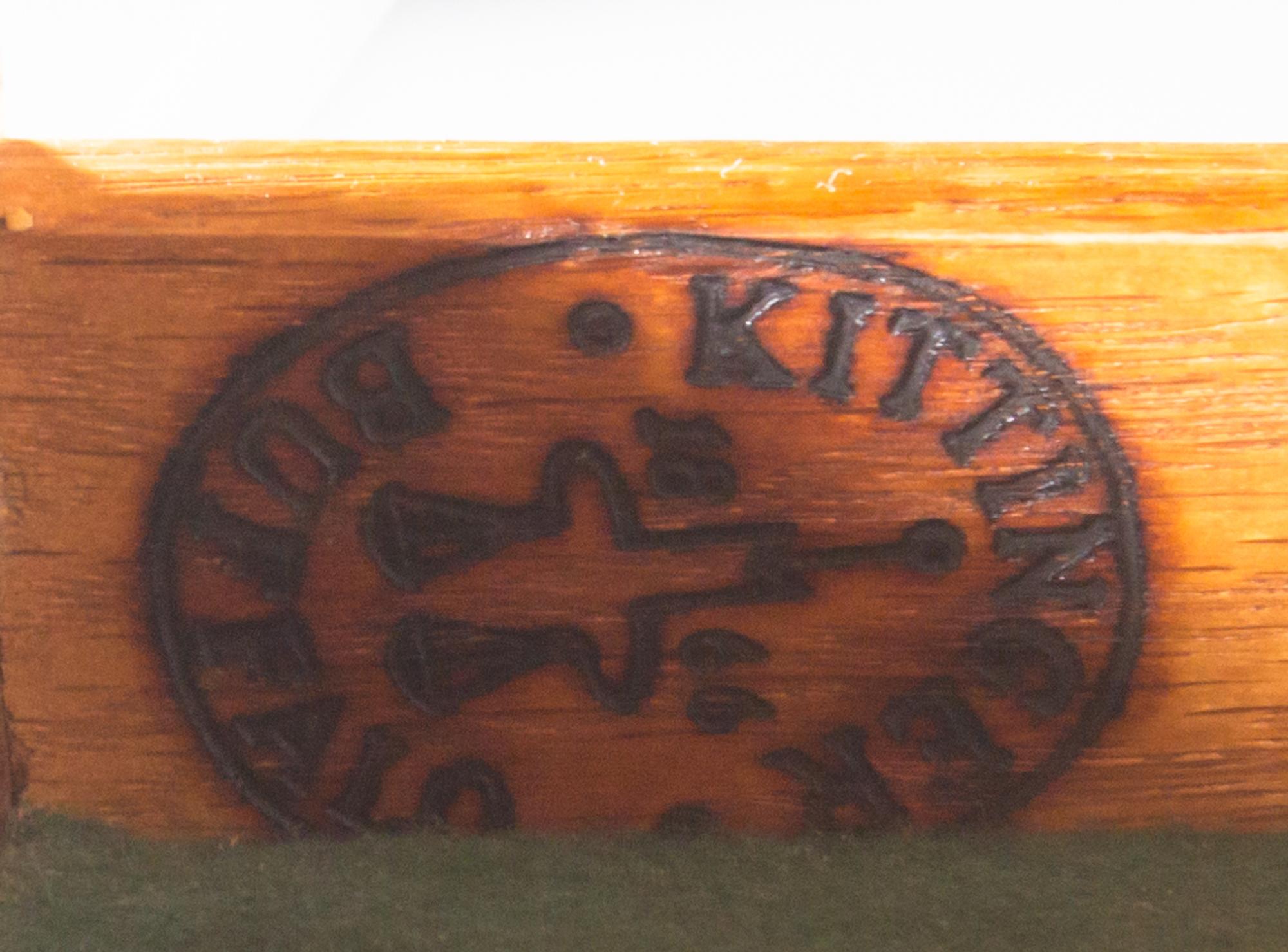 A Kittinger Federal Style Satinwood Banded Mahogany Chest of Drawers