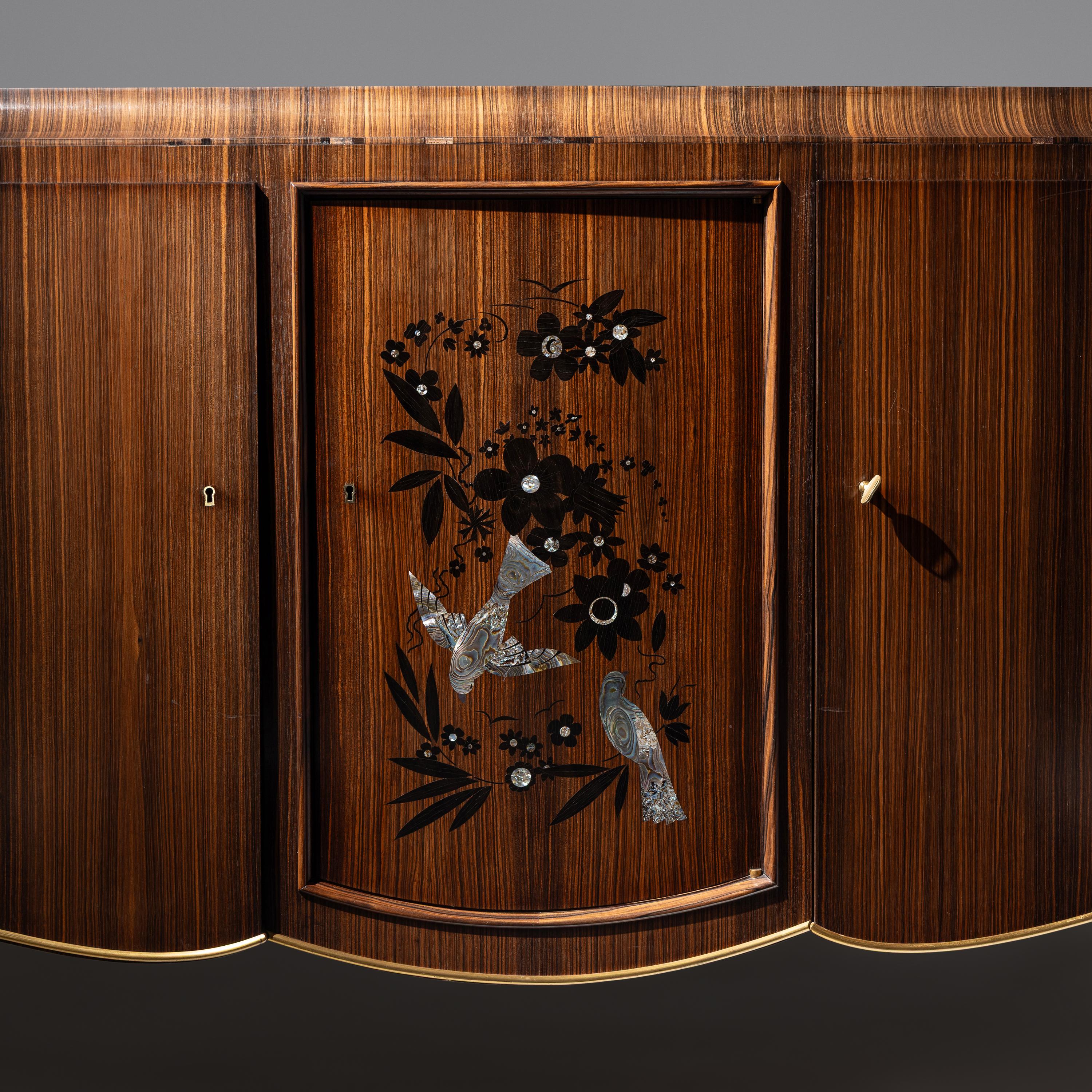 Attributed to Jules Leleu (French, 1883–1961) — Inlaid Cabinet