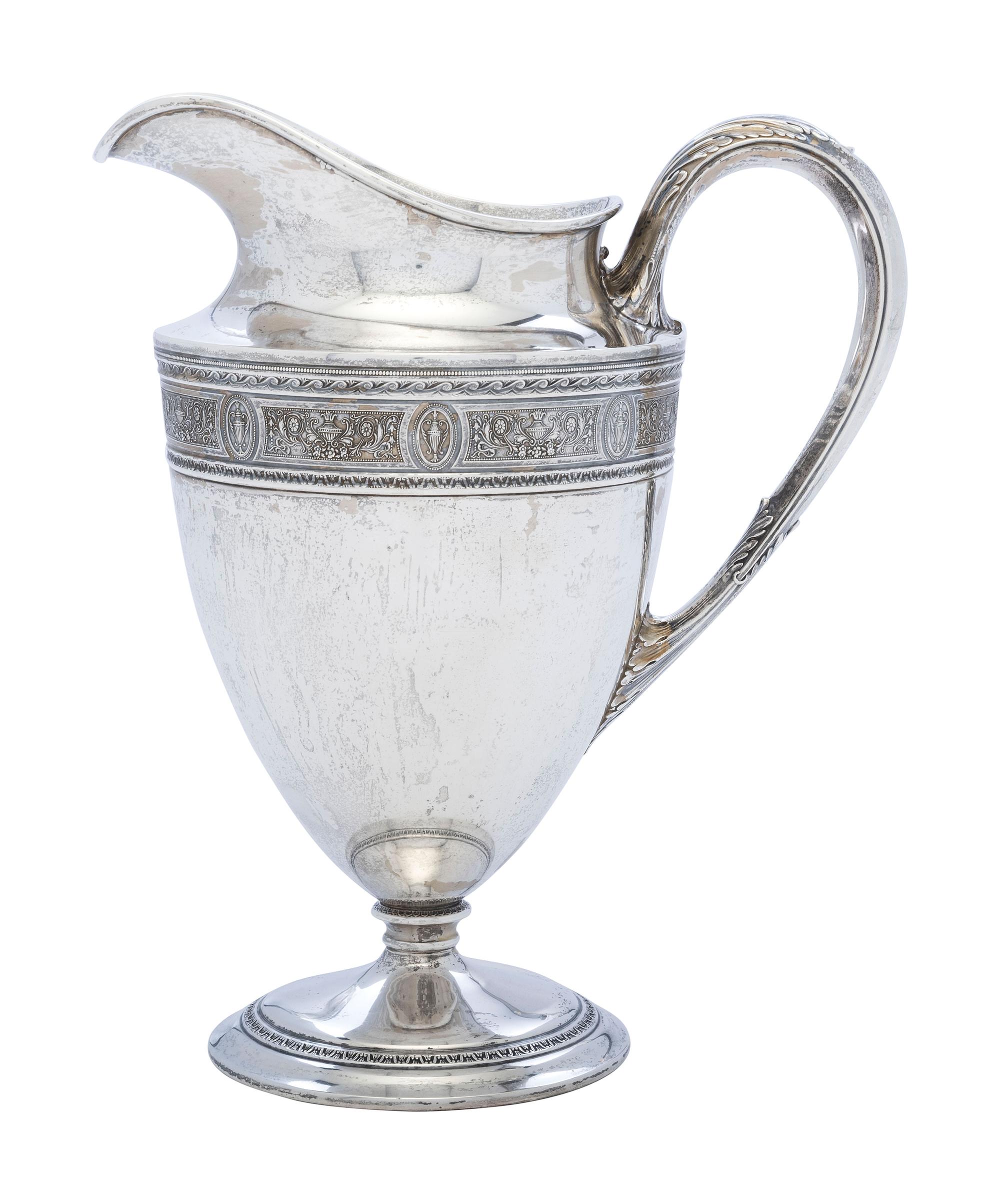 An American Silver Water Pitcher