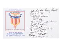 [WWII - WAKE ISLAND]. Signatures of 18 defenders of Wake Island, incl. General Devereaux.