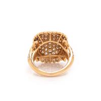 CARTIER, YELLOW GOLD AND DIAMOND RING