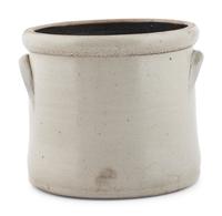 An F.B. Norton Sons One-Gallon Cobalt Decorated Stoneware Crock