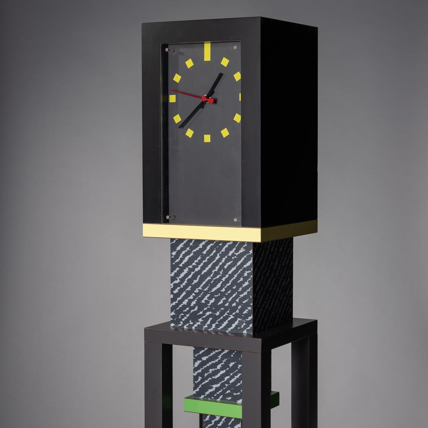 Metropole clock Memphis Italy, 1982