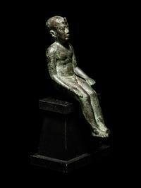 An Egyptian Bronze Pharaoh or Harpocrates