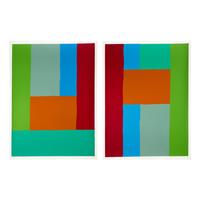 Dan Christensen (American, 1942–2007) — Chord Progression I and II (a pair of works)