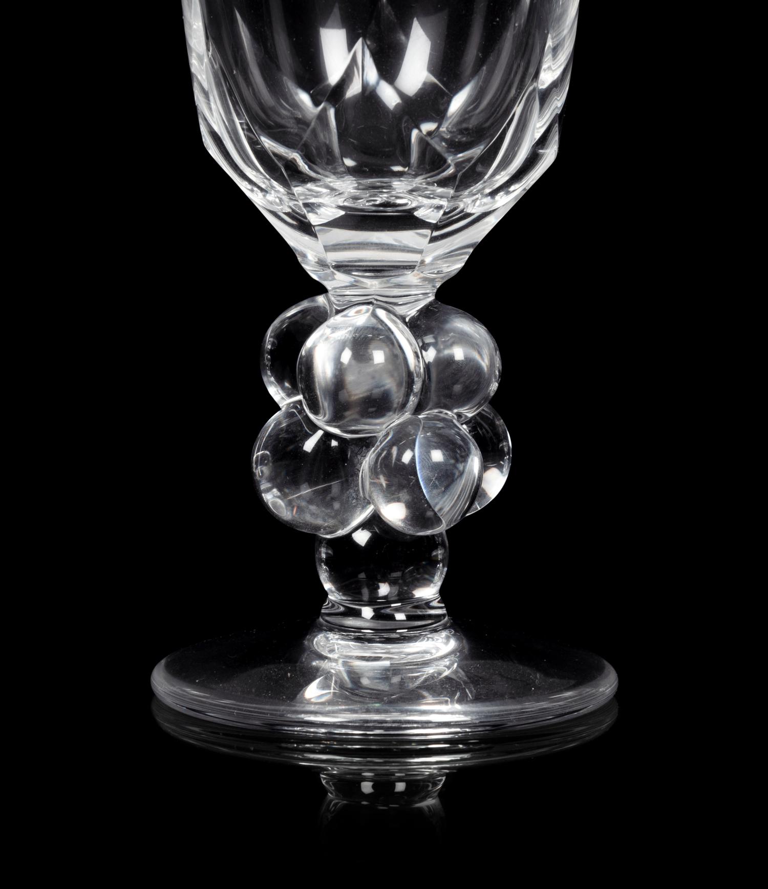 A Collection of Lalique Clos Vougeot Stemware