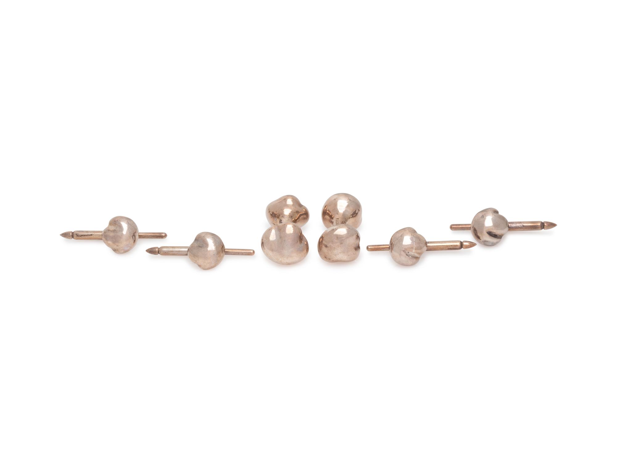 TIFFANY & CO., ELSA PERETTI, STERLING SILVER DRESS SET
