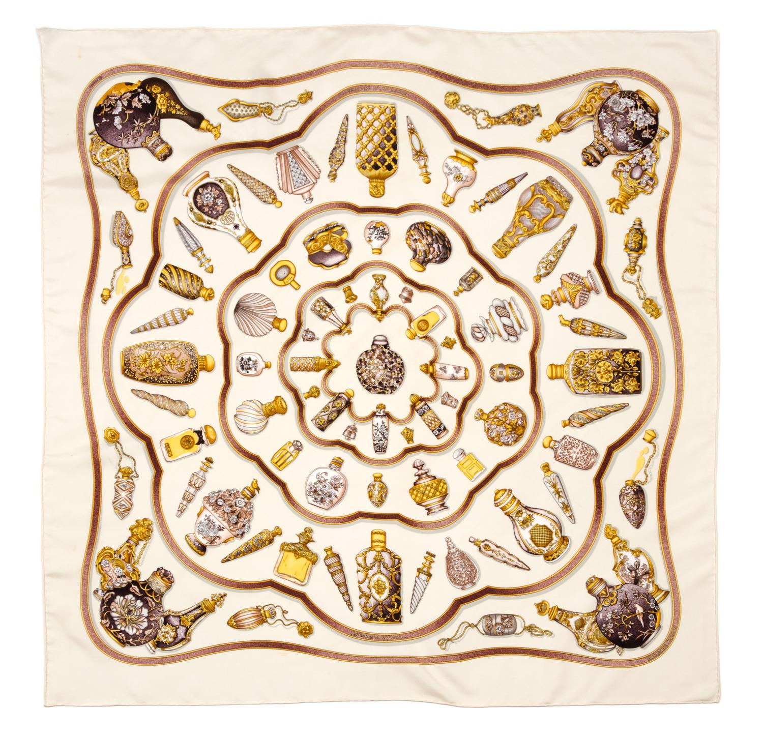 An Hermes 90cm Silk Scarf, 36"x36".