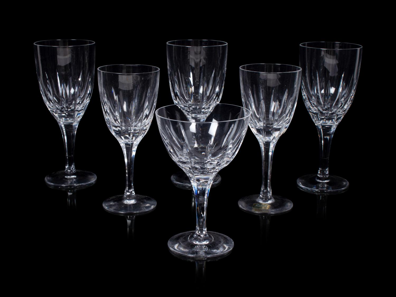 A Crystal Stemware Service