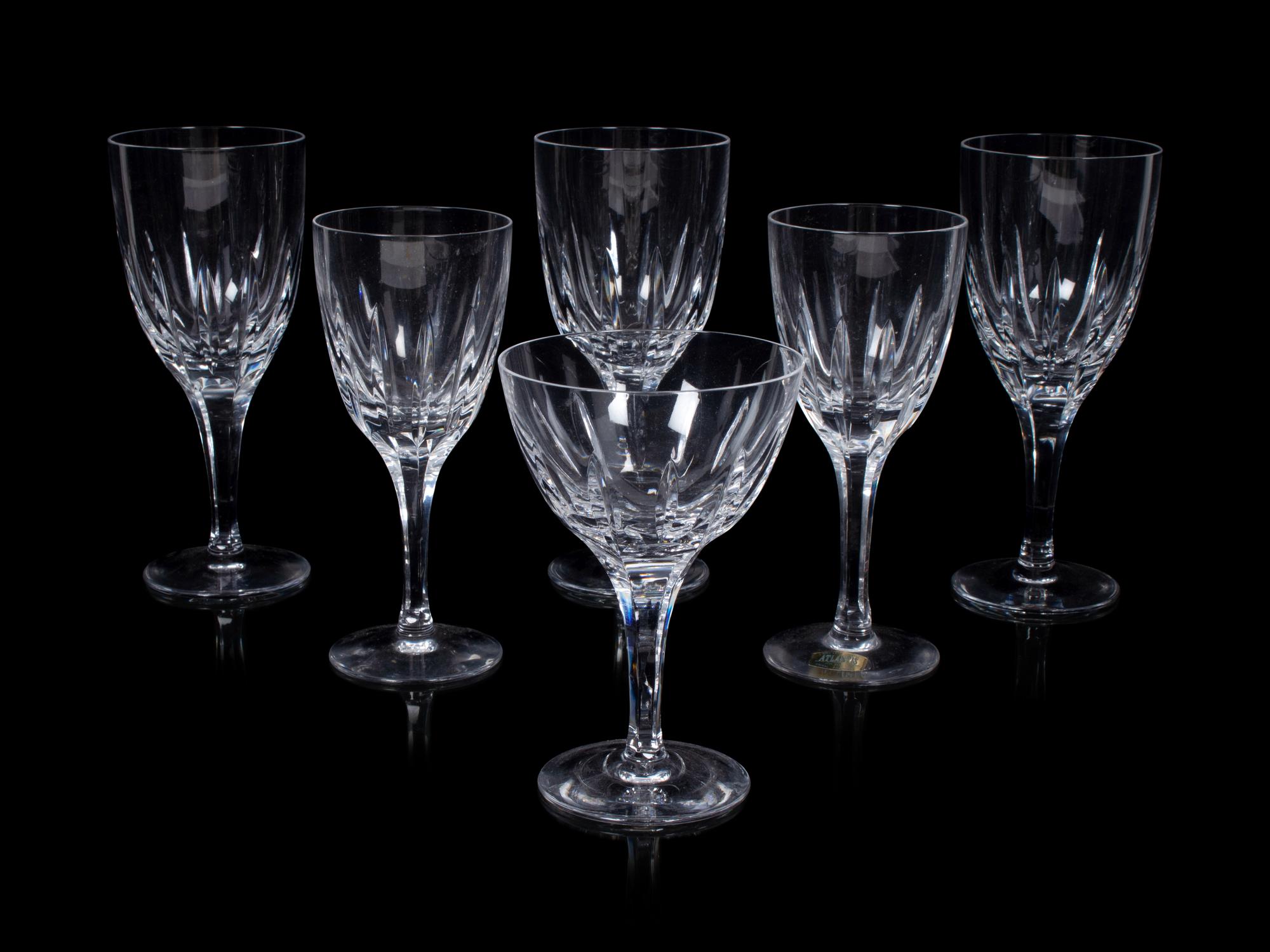 A Crystal Stemware Service
